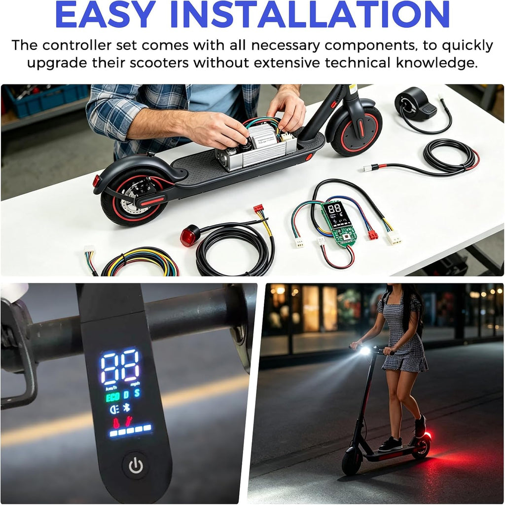Electric Scooter Controller Set, 36V 500W, LED Display, for accelerator