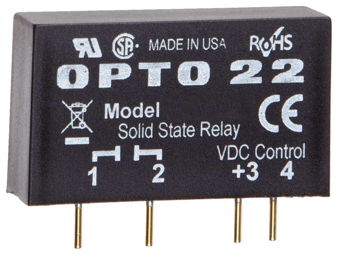 OPTO 22 MP120D2 120 VAC, 2 AMP, DC Control Solid State Relay (SSR), PCB Mount MP Model, Solid State Relay