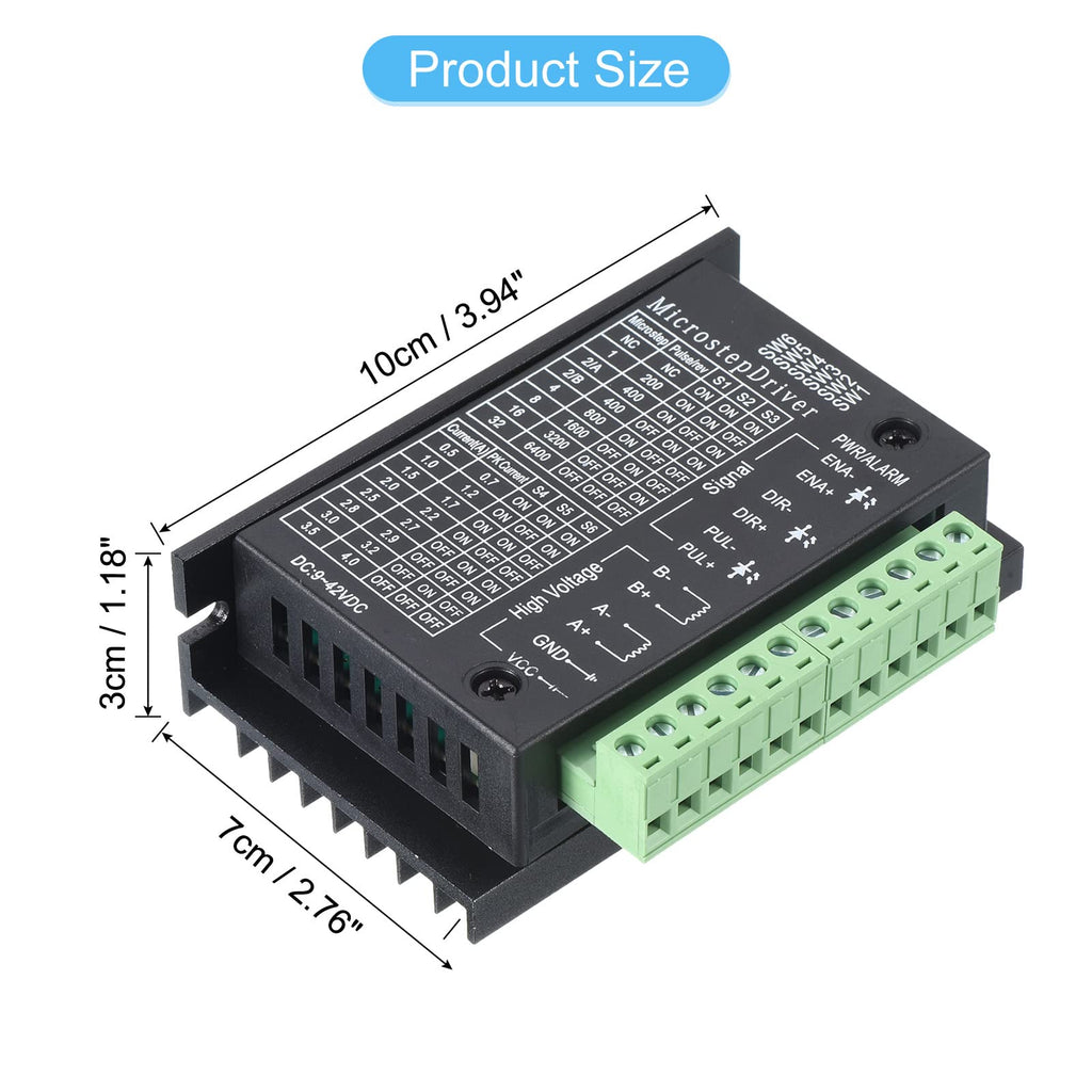 MECCANIXITY Stepper Motor Drivers, 2Pcs 4A Stepper Driver Controller