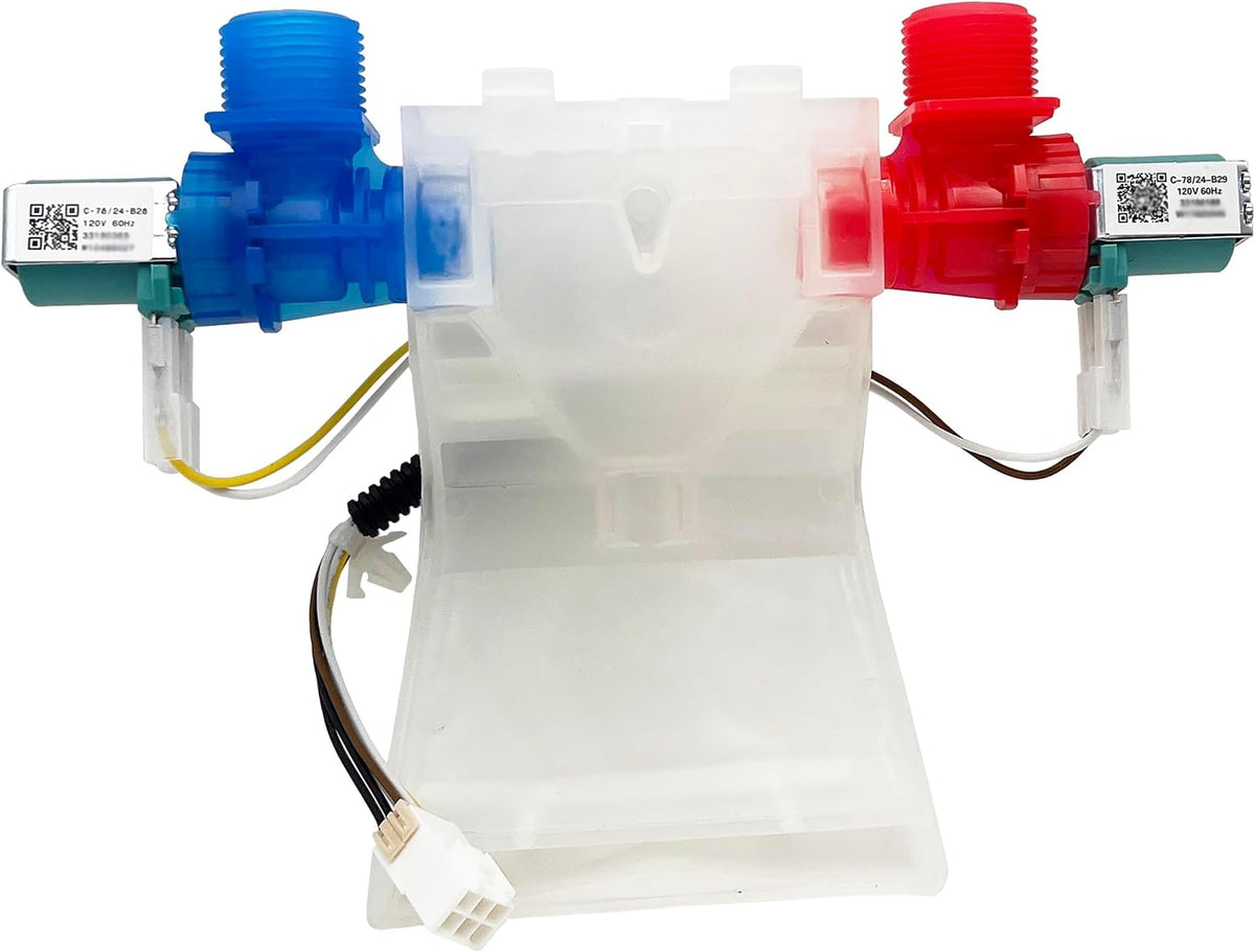 Washing Machine Inlet Valve 120V Replacement Part WTW5200VQ2 WTW5300VW2 Compatible with Kenmore, Whirlpool, Maytag, Amana