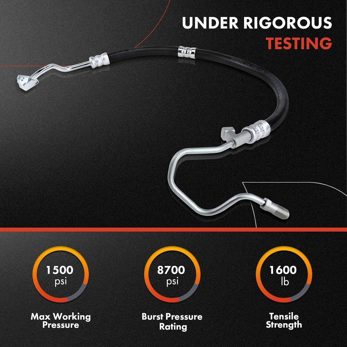 A-Premium Power Steering Pressure Hose Line Assembly