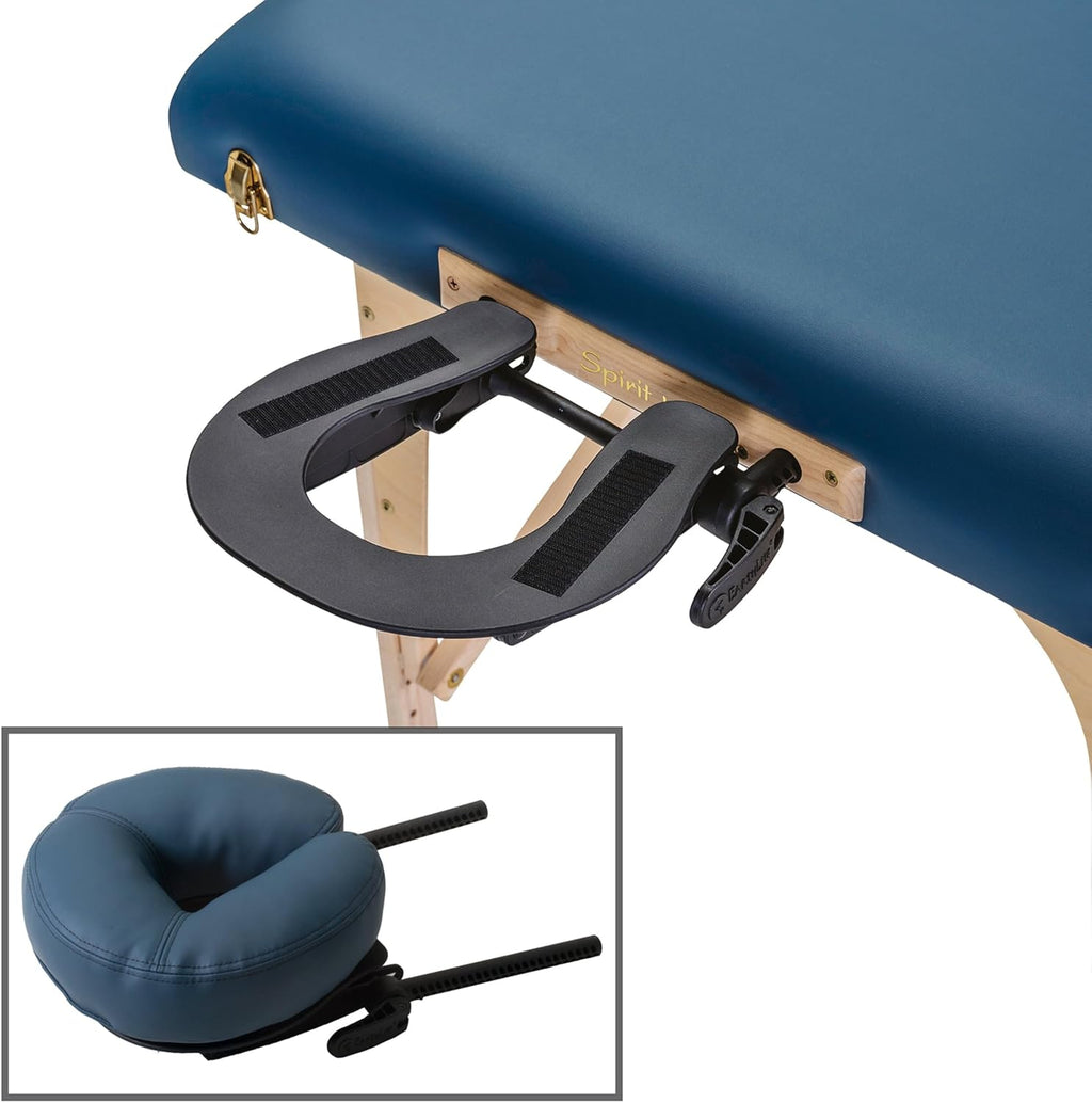 Massage Table Face Cradle Deluxe Adjustable - Durable, Fully Adjustable Headrest Platform for Massage Chairs & Tables