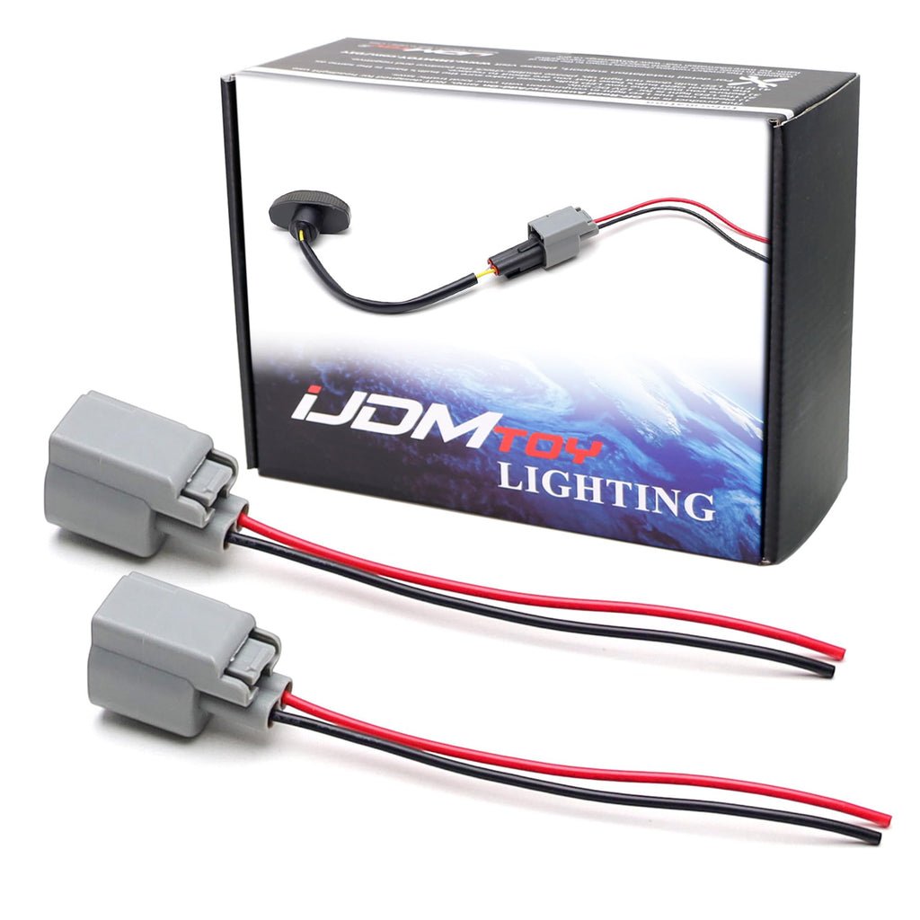 iJDMTOY OEM-Spec Female Side Marker/Third Brake Light Adapter Harness