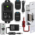RF Wireless Remote Access Control with Electric Strike Door Lock | 12V Fail-Secure Striker for Retail Store