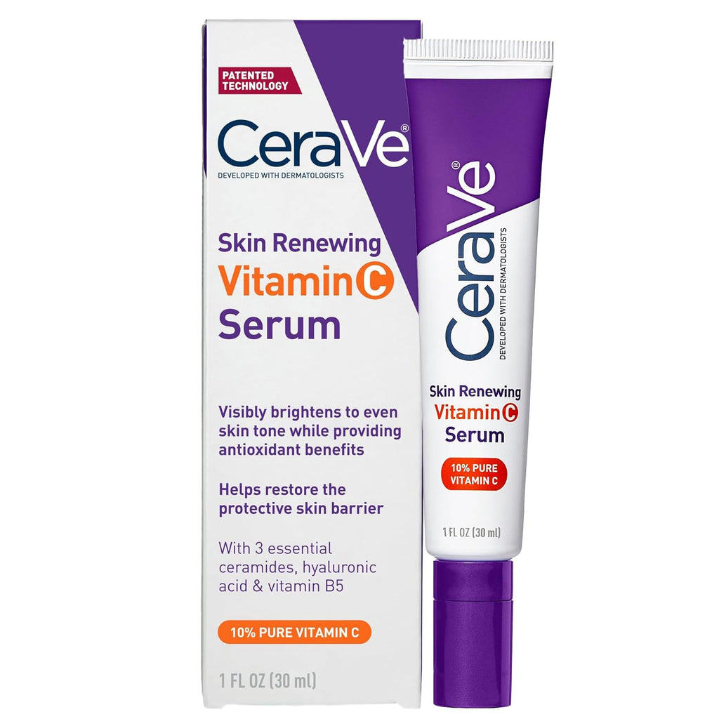 Vitamin C Serum for Face with 10% Pure Vitamin C, Hyaluronic Acid & 3 Essential Ceramides, Skin Brightening