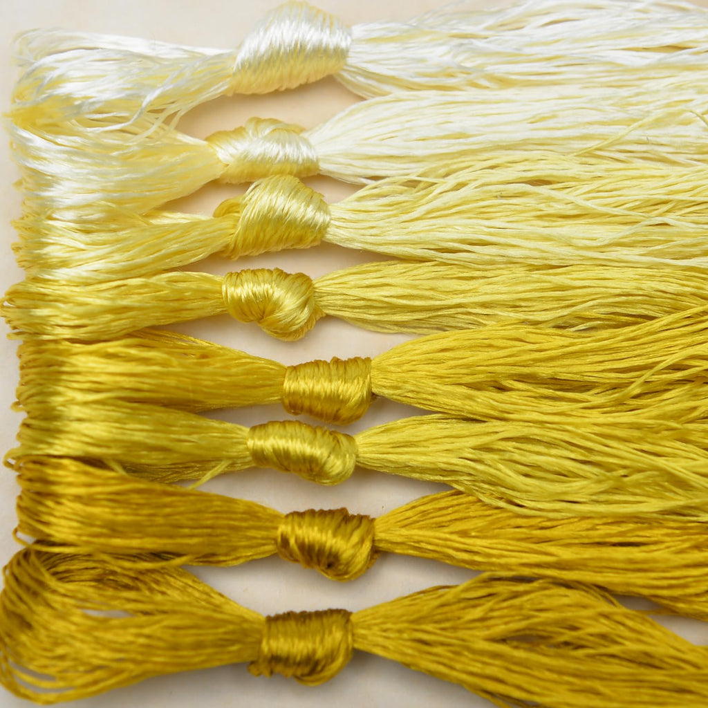 100% Mulberry Silk Embroidery Thread 8 Colors 110m Each (63)
