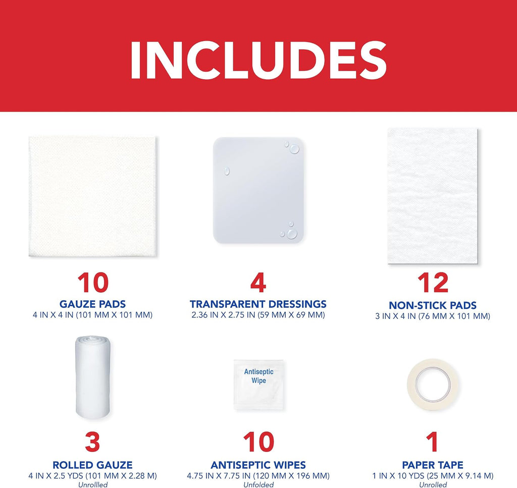 Wound Care Kit & First Aid Supplies, 40 Piece