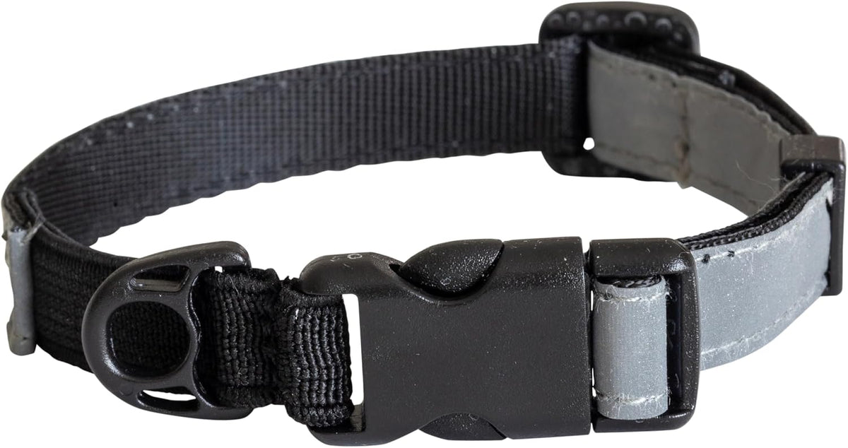 Reflective Silver Stretch Cat Collar – Escape-Safe Alternative to Breakaway