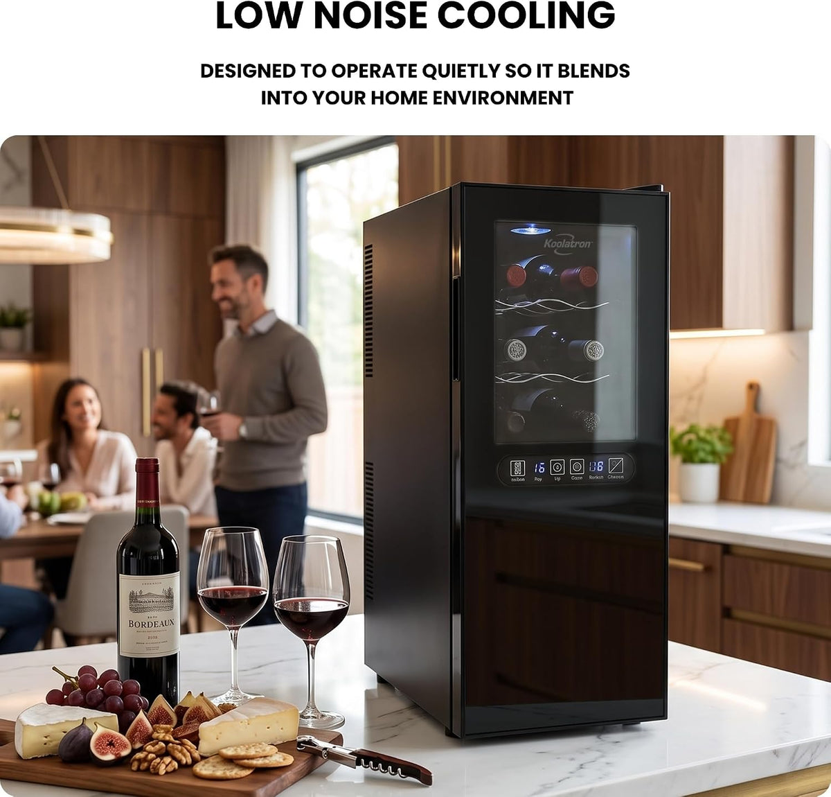 12 Bottle Dual Zone Thermoelectric Wine Cooler