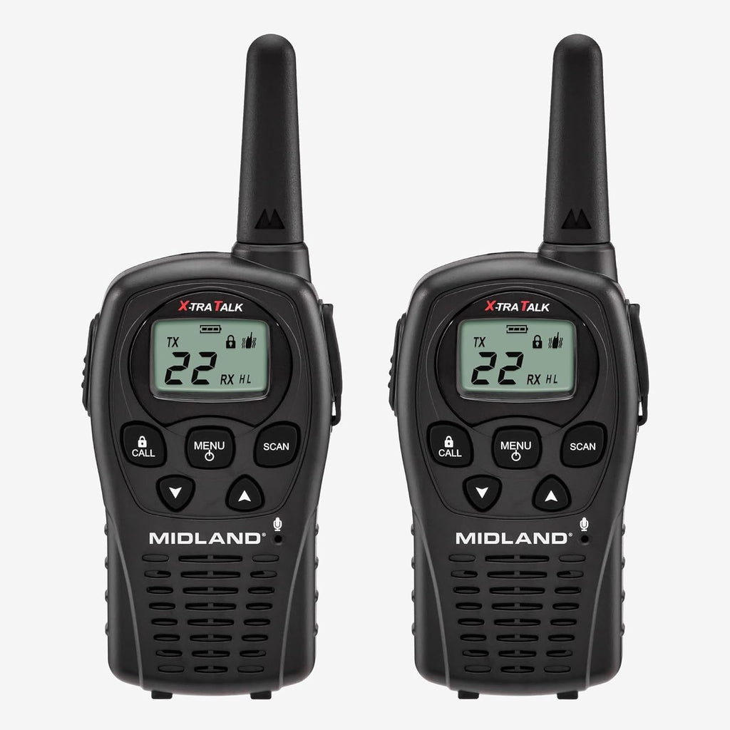 LXT500VP3, 22 Channel FRS Walkie Talkies with Channel Scan | Extended Range Two Way Radios, Silent Operation