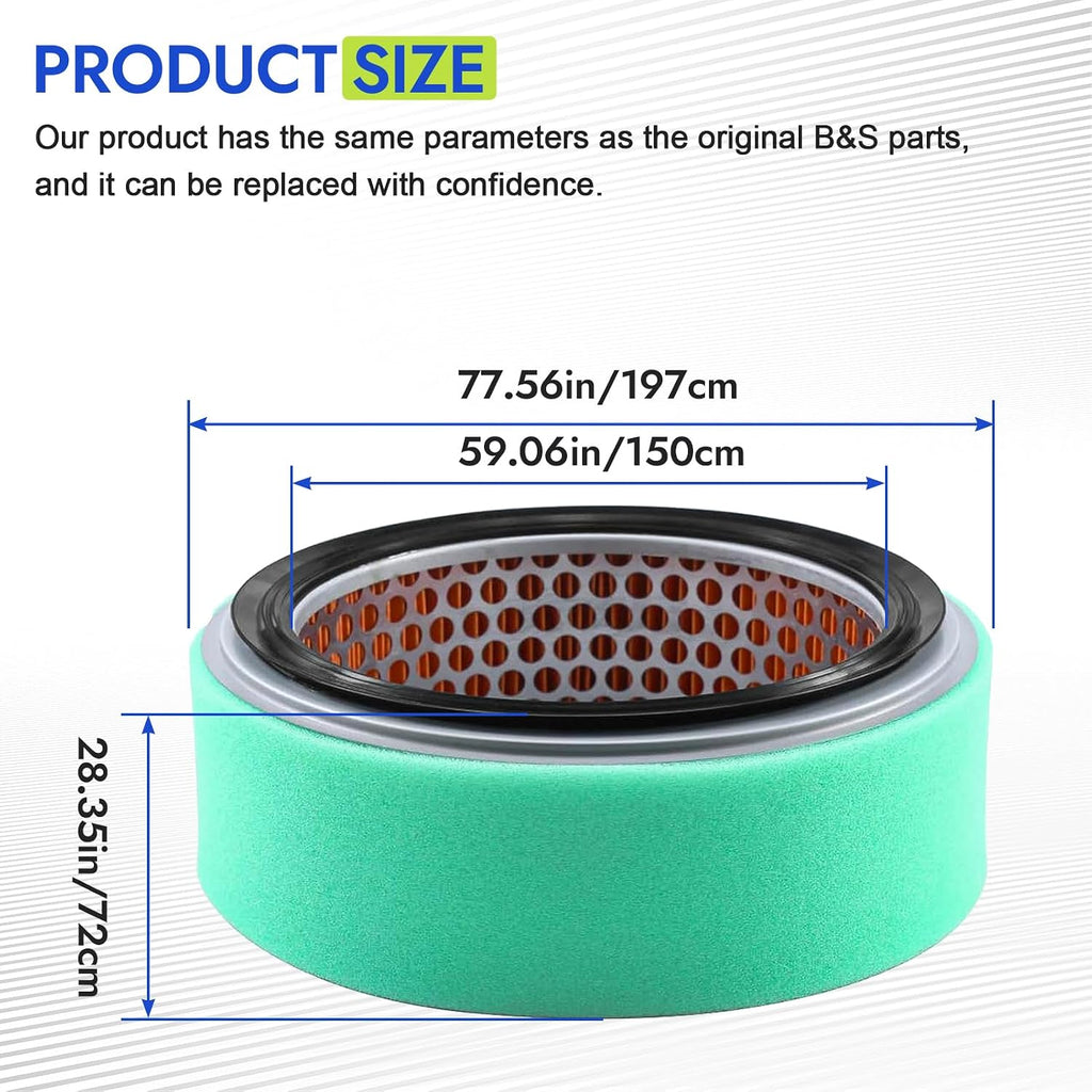 LOCOPOW 11013-2213 M144815 Air Filter Fits Kawasaki FD750D FD711D Fits John Deere X475 X485 X575 X585 X700 X720 X724 X728 X729 11013-2186 11013-2195 M144816 M152049