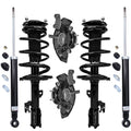 Detroit Axle - AWD Front Steering Knuckles & Hub Bearings Struts Rear Shock