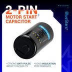 [2025 Upgraded] BlueStars 88-108 uF MFD 220-250VAC Motor Start Capacitor