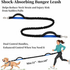 Hands Free Dog Leash with Running Belt for Walking, Running and Hiking