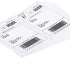 Shipping Labels 2 Per Sheet Round Corner Half Sheet Labels Mailing Labels for Packages Laser & Inkjet Printer Labels