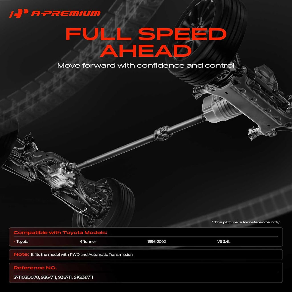 A-Premium Rear Drive Shaft Driveshaft Assembly Compatible with Toyota