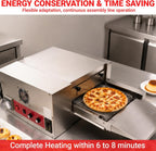 6KW Countertop Conveyor Pizza Oven 12 Inch 220V