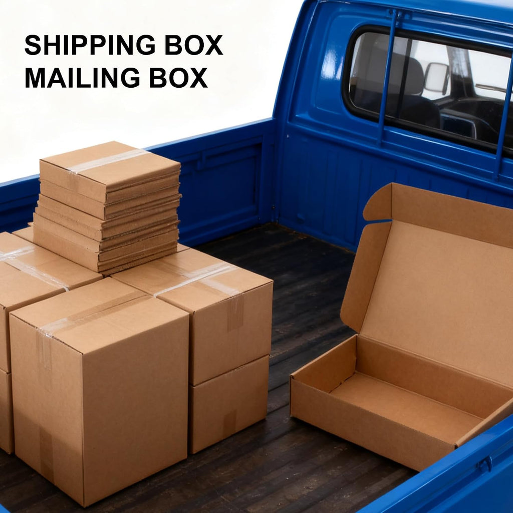Brown mailer Boxes 9x6x2, 20 Pack Shipping Boxes for Small Business & Gifts