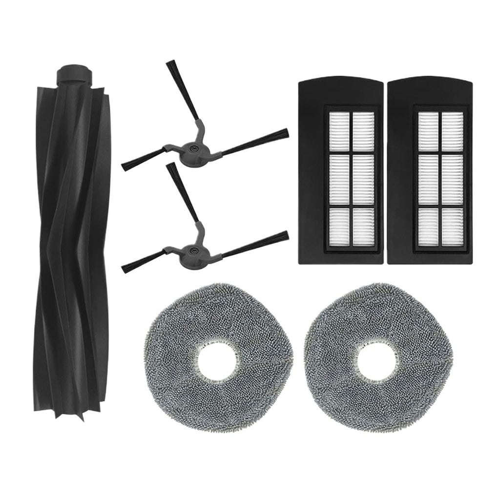 Compatible For Eufy，X9Pro Robot Vacuum Cleaner Main Roller Brush Mop Cloth Side Brushes HEPA Filter Accessories(B)