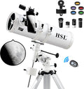 150EQ Astronomical Reflector Telescope for Adults high Powered,150mm Aperture Professional Telescopes for Adults