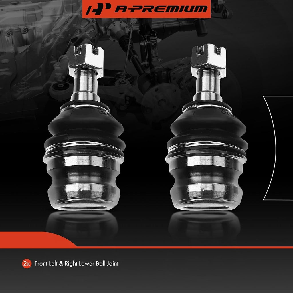 A-Premium 2-Pack Front Lower Ball Joint, Compatible with Subaru, Saab