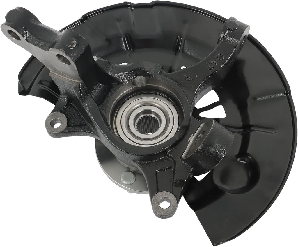Pair Front Steering Knuckle and Wheel Hub Bearing Replacement for Toyota Camry 2007-2009