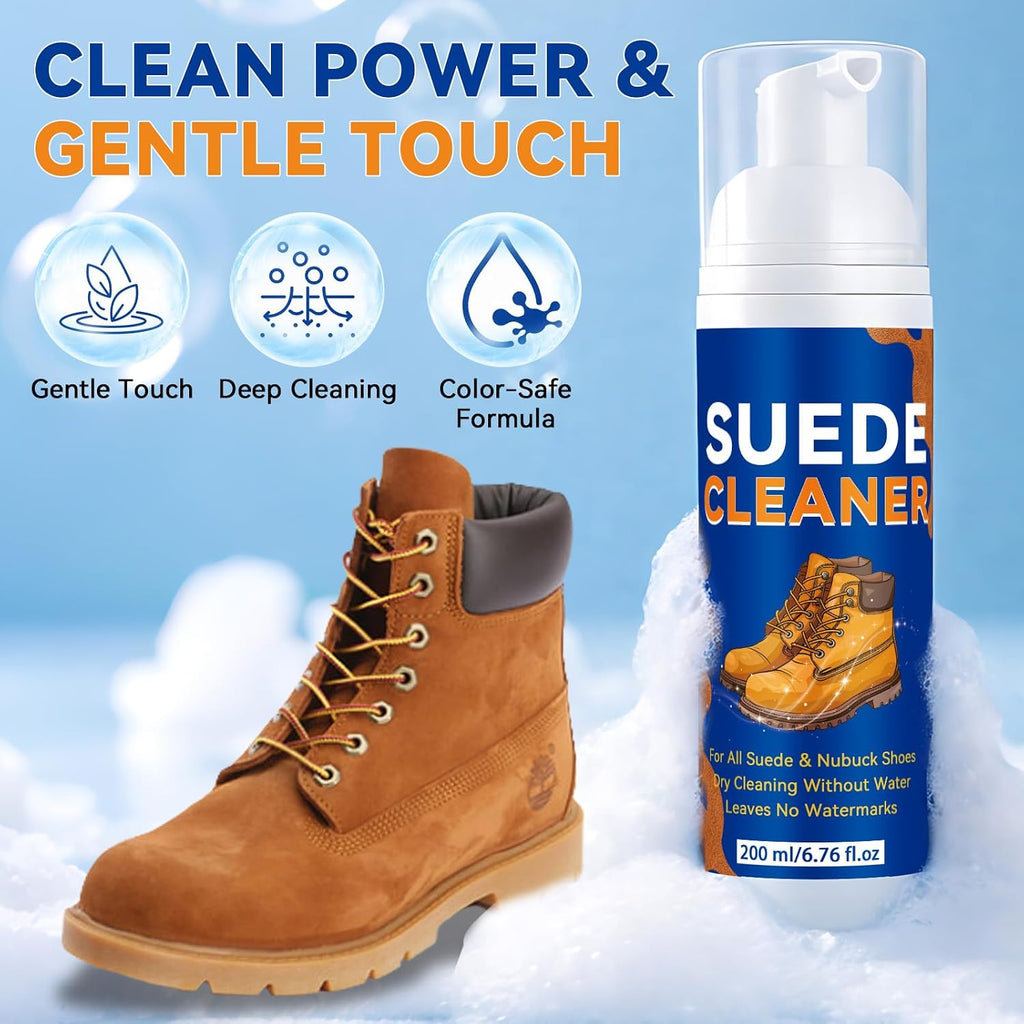 Suede Shoe Cleaner, Suede and Nubuck Cleaner Removes Dirt and Stains, Suede Shoe Cleaning Kit for Suede, Nubuck