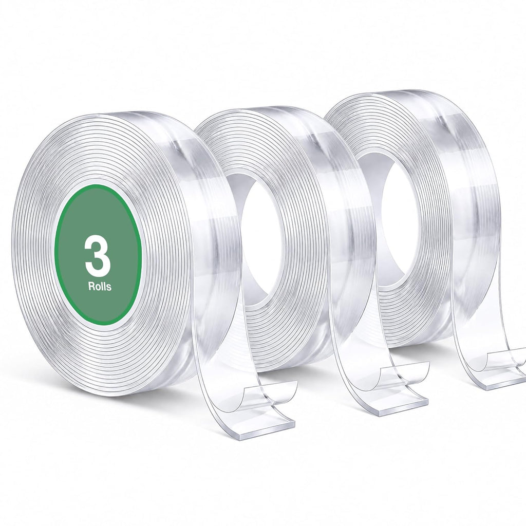 Double Sided Tape, Nano Tape, Transparent Adhesive Tape, Traceless Adhesive Tape, Removable, Washable, Reusable
