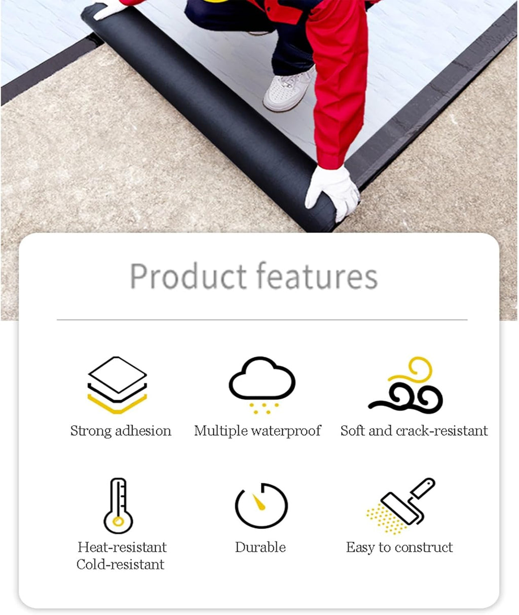 Flashing Tape for Roofs，Self-Adhesive Sheds Roofing Felt，Synthetic Waterproof Roof Underlayment ，for Roof Leaks