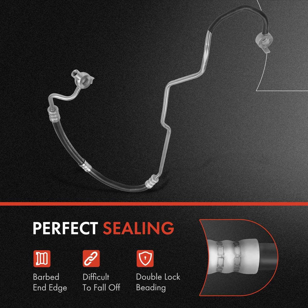 A-Premium Power Steering Pressure Hose Line Assembly