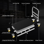 2500 lb Extra Large Platform Truck, 44" x 28" Foldable Flatbed Cart