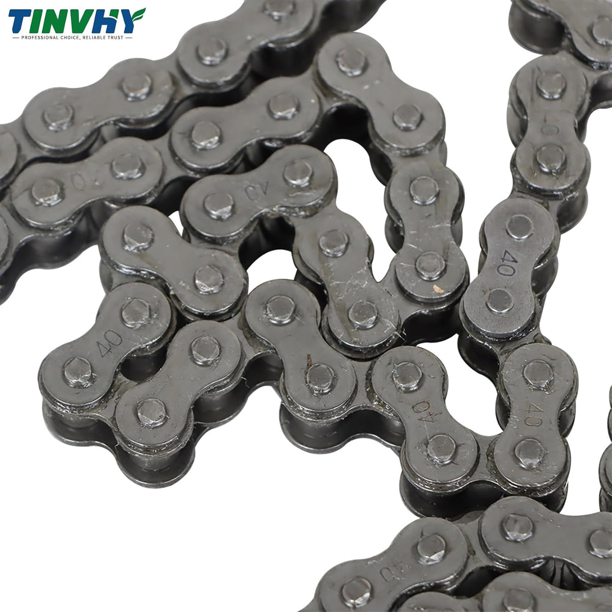 40 Roller Chain 10 Feet with 2 Connecting Links