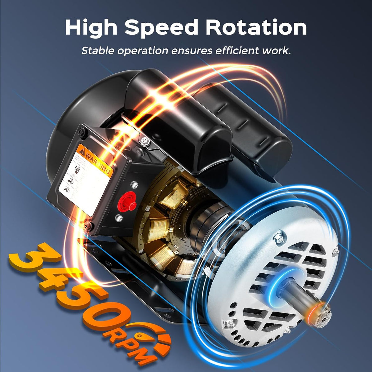 Bonvoisin 5HP Air Compressor Motor Single Phase Electric Motor