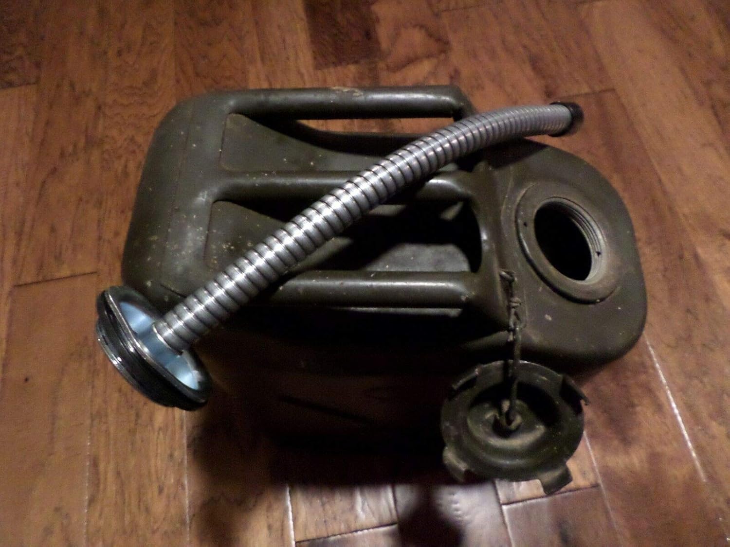 Military Jerry CAN Gas Nozzle SPOUT 5 GAL Flexible Metal CAN NOT Included