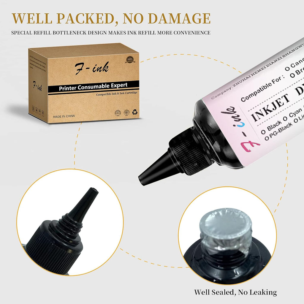 5 Bottles Ink and Ink Refill Kits Compatible with Hp Inkjet Ink Cartridges 68 68XL 67XL 662XL 664XL 60XL 61XL 62XL