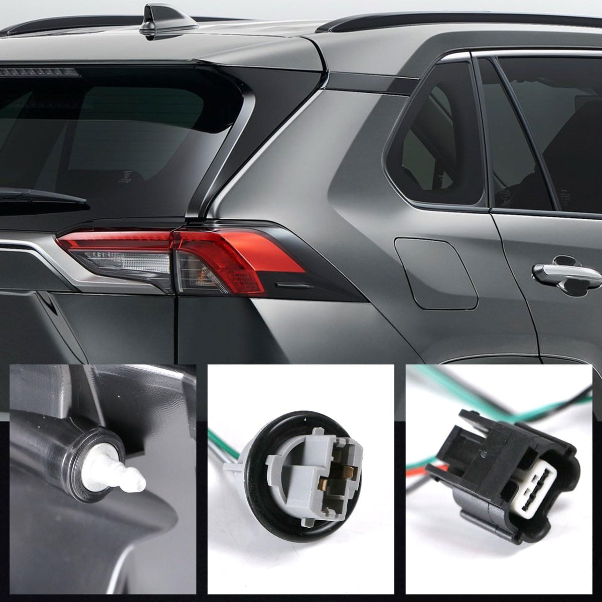 Tail Light Compatible With 2019-2023 Toyota RAV4 Outer Right Passenger Side
