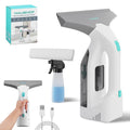 Electric Window Vacuum Squeegee 11", 2000Pa Cordless Cleaner Set