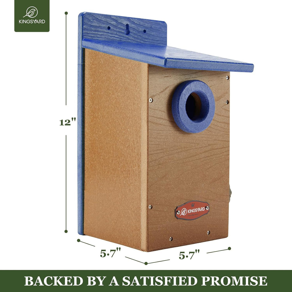 Kingyard Bluebird House, Outdoor Bird House with Predator Guard
