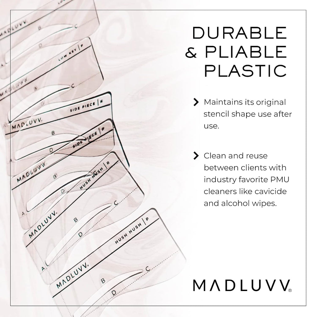Eyebrow Stencils, Brow Mapping & PMU Microblading - On the DL Set