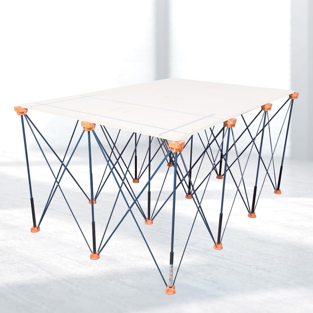 Arachni-Flex Portable Workbench 4x6ft Collapsible Workstand - Heavy Duty Folding Work Table Base, 4500 lbs Capacity