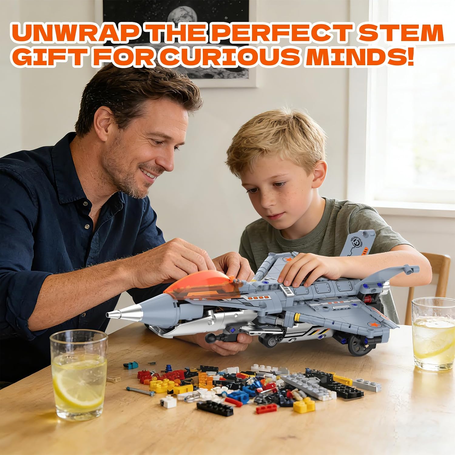 STEM Robot Building Set, 5-in-1 Remote & APP Controlled Robot Toys for Kids Ages 6-16, 334 Pcs DIY Building Blocks