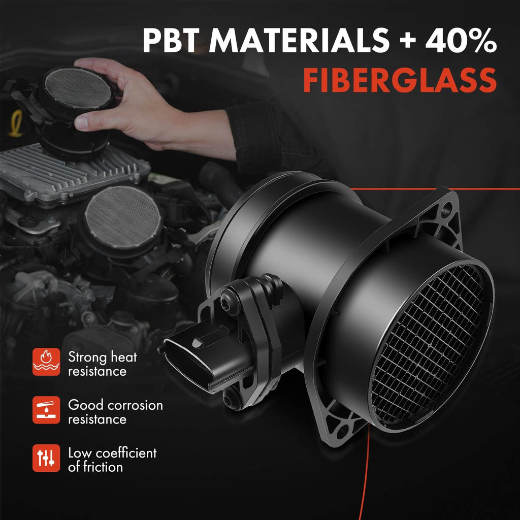 A-Premium Mass Air Flow Sensor Assembly [5 Pins] Compatible with Volvo