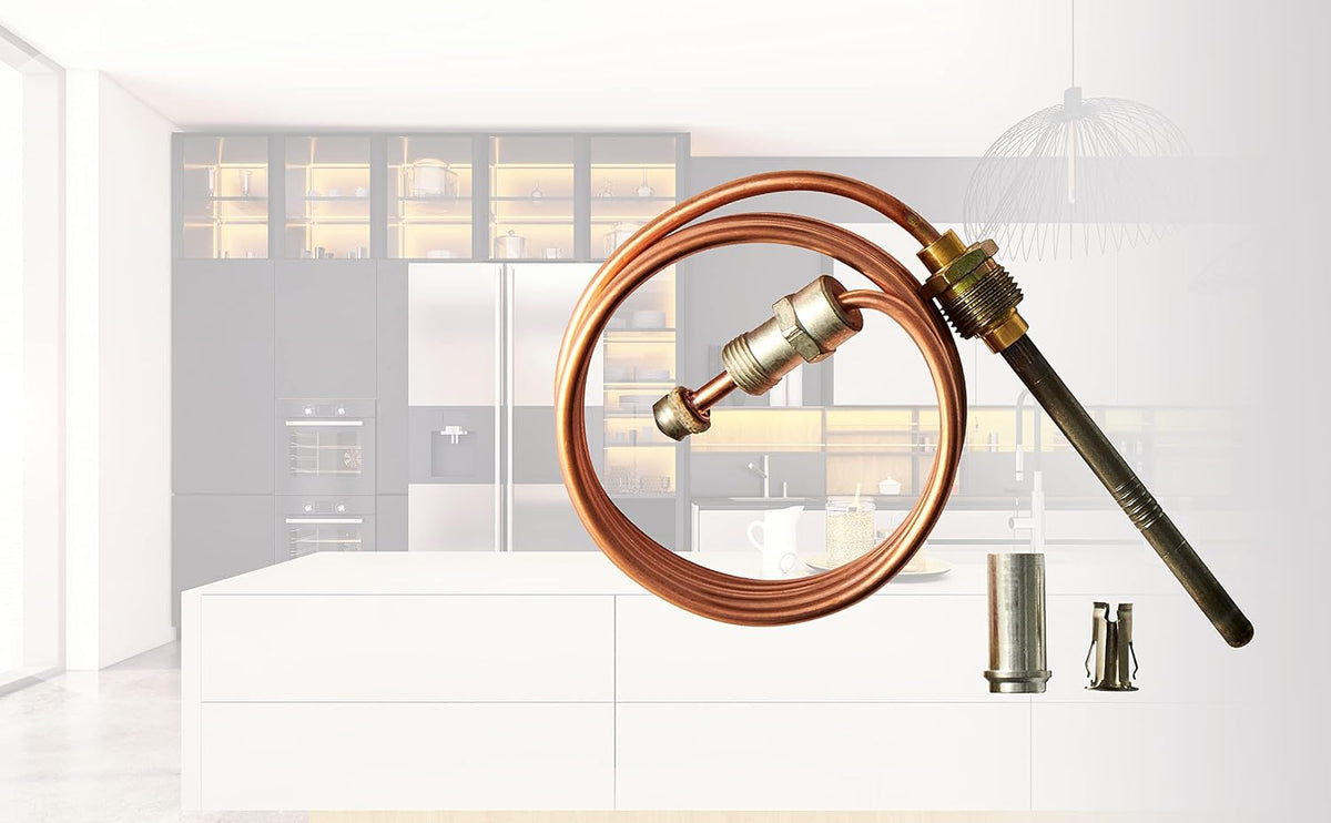 Honeywell Resideo CQ100A1047 48-Inch Replacement Thermocouple for Gas Furnaces, Boilers and Water Heaters