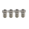 Upgrade Plated Wear Resistant M6 Thread Brass Nozzle Pack 0.4mm for 1.75mm V6 Hotend Titan Aero Extruder Prusa I3 MK3