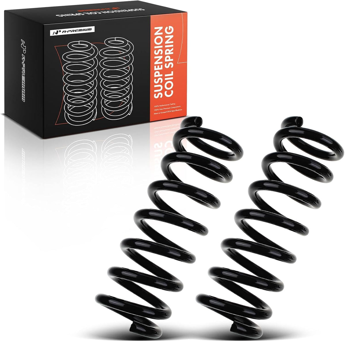 A-Premium Front Suspension Coil Spring Set Compatible with Chevrolet, GMC