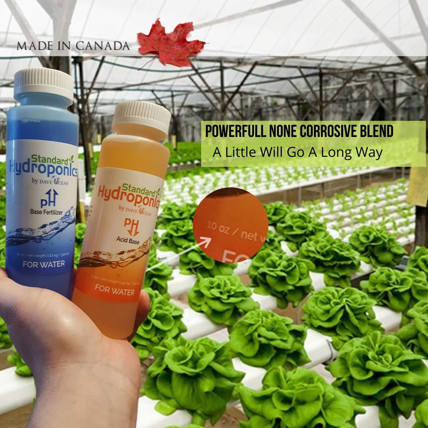 Standard Hydroponics pH Up and Down Kit - 10 Ounce Bottle pH Adjuster for Hydroponic Systems, Coco Coir Even Soil.