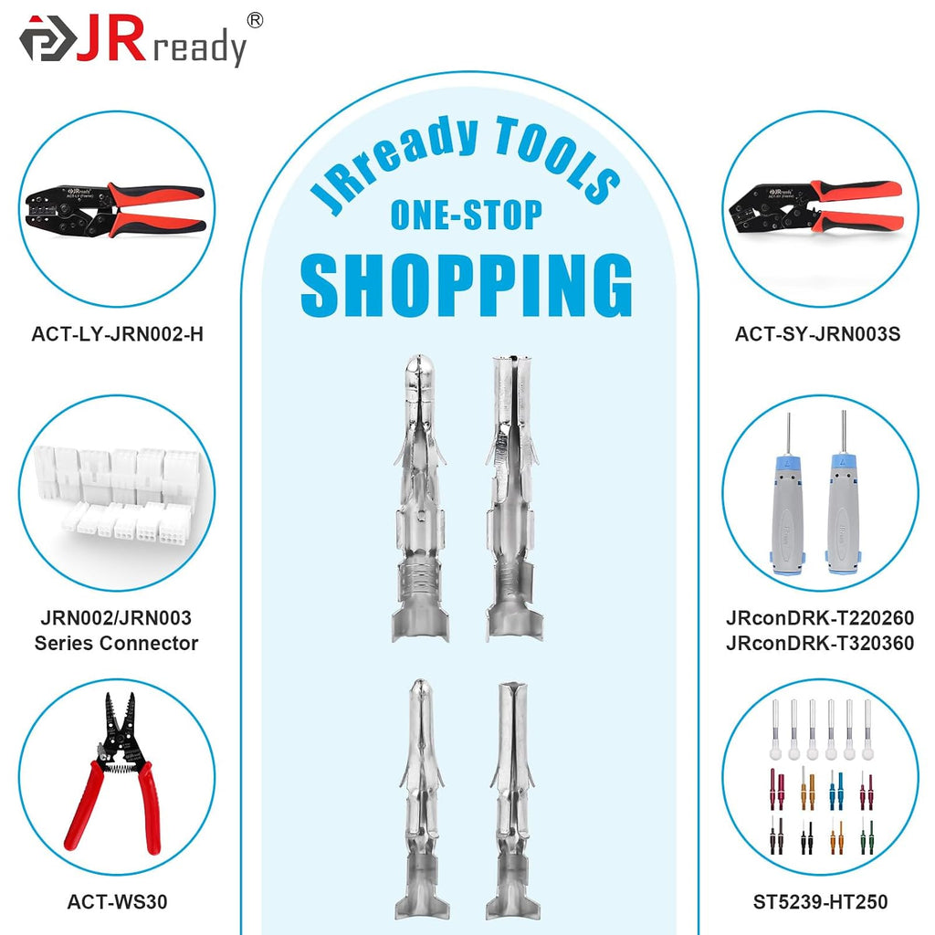 JRready 093 062 Pins Connector Kit Wire Pin Connectors Male Female Contacts 1190 1580 Series 14-20AWG 18-24AWG Crimp Terminals Pins Sockets for Molex Connectors 3.68mm 5.03mm Pitch 120 Pairs ST6526