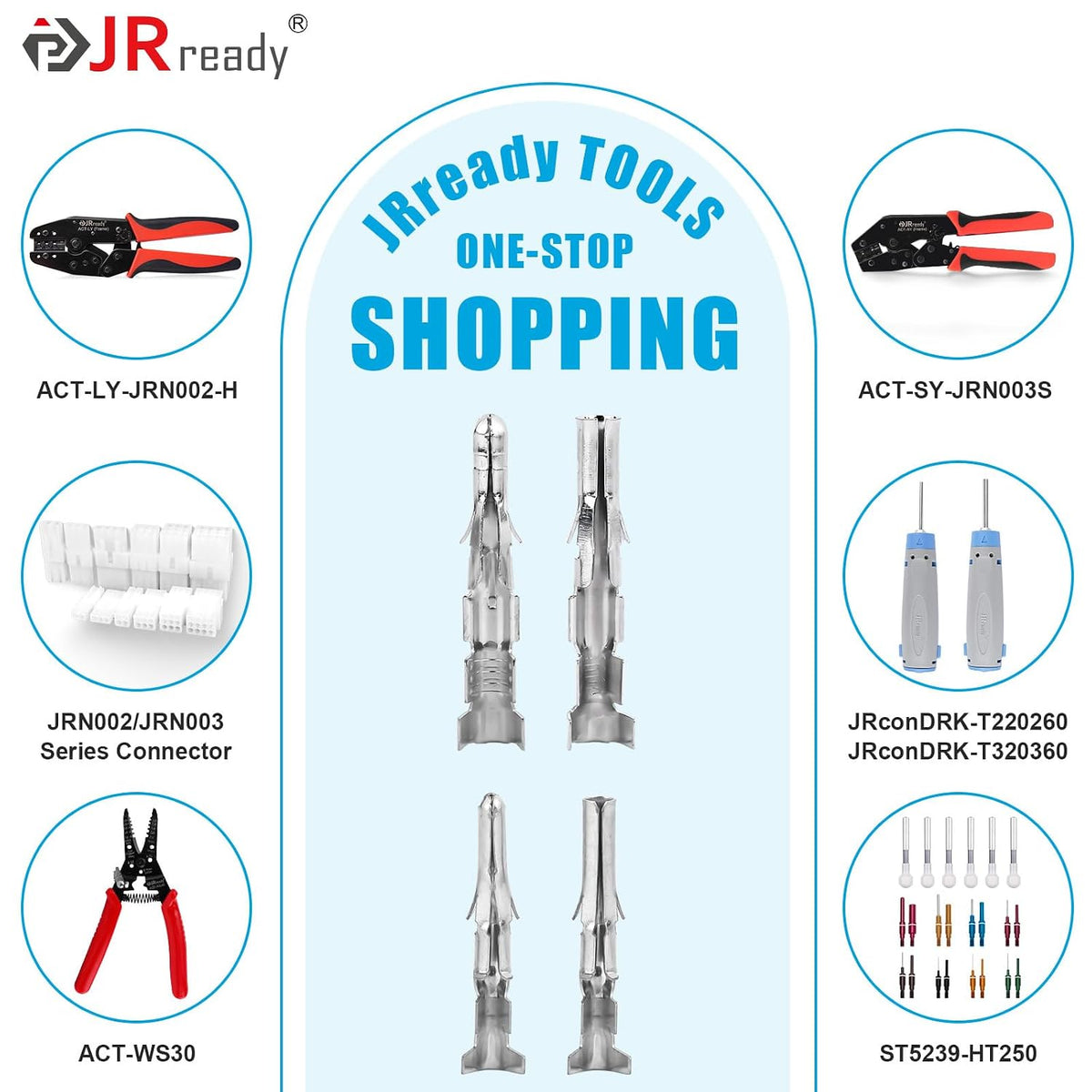 JRready 093 062 Pins Connector Kit Wire Pin Connectors Male Female Contacts 1190 1580 Series 14-20AWG 18-24AWG Crimp Terminals Pins Sockets for Molex Connectors 3.68mm 5.03mm Pitch 120 Pairs ST6526