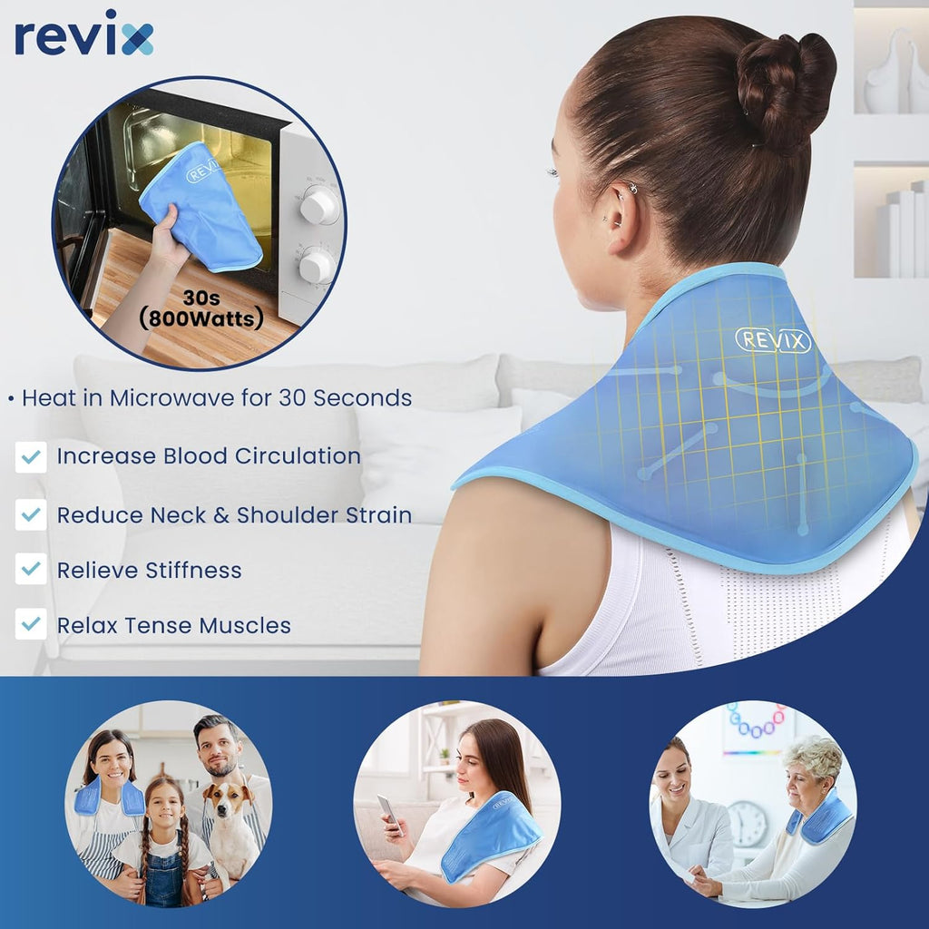 Neck Ice Pack Wrap – Reusable Hot Cold Gel Pack for Neck and Shoulder