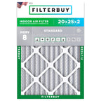 20x25x2 Air Filter MERV 8 Dust & Allergy Defense (1-Pack)